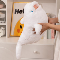 Vente en gros de jouets en peluche de la série Happy Ocean : baleine, phoque, requin et dauphin pour dormir.