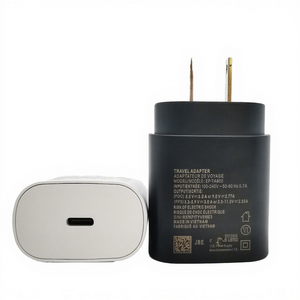 Chargeur rapide haute vitesse Type-C 25W EP-TA800 pour S10/S23/Note 10 PD 3.0 avec câble rétractable pliable écologique, prise US - Product Image 1