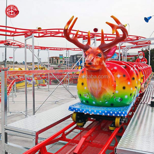 Manège de montagnes russes pour parc d'aventure, attractions de plein air attrayantes pour parcs à thème, fêtes foraines, carnavals, aires de jeux - Product Image 3