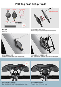 Haute qualité pour Apple <span class=keywords><strong>Airtag</strong></span> vélo support de suivi antivol pour <span class=keywords><strong>Airtag</strong></span> IP68 étui de protection étanche - Product Image 5