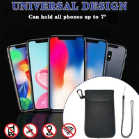Pochette de protection anti-pistage GPS RF pour téléphone, pochette de protection de la vie privée pour réunions d'affaires, sac Faraday bloquant le signal du téléphone portable