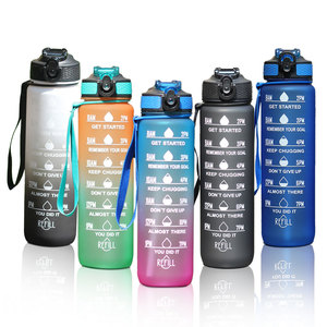 Bouteille d'eau de sport <span class=keywords><strong>Ksport</strong></span> Kb02 1000ML, sans BPA, sans toxines, en plastique Tritan, design anti-fuite, légère, logo personnalisé - Product Image 1