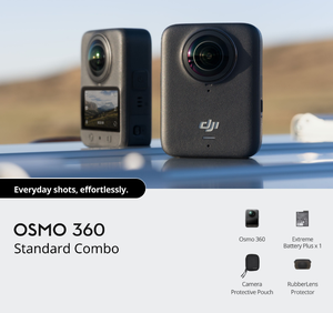 Para DJl Osmo 360 Standard Combo 1-Inch 360 °   CMOS Original de Marca 8K 360 °   Video 4K/120fps 170 °   Vídeo Boost 360 °   Nativo - Product Image 6