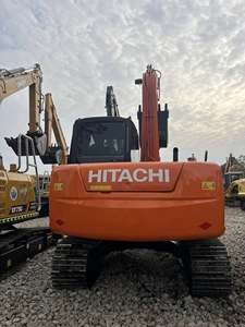 Mini-excavatrice sur chenilles hydraulique Hitachi ZX70 d'occasion, 7 tonnes, d'origine japonaise, moteur Yanmar, pompe, roulement, faible nombre d'heures, modèle 2024 - Product Image 6