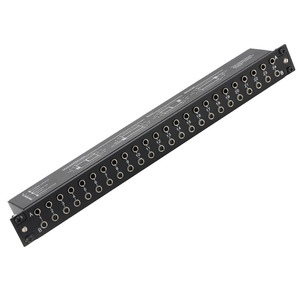 Panel de Conexión de Audio de 24 Puertos con Conector XLR, Material de Acero, para Uso en Telecomunicaciones - Product Image 1