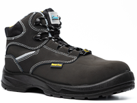 Bottes de travail confortables ACE Safety ESD en cuir nubuck avec embout en acier, anti-écrasement, antidérapantes et anti-perforation pour l'usine et la construction