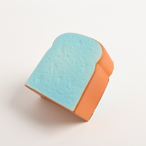 Bread Shaped PU Stress Relief <b>Toy</b> Soft Slow Rising Squeeze <b>Toy</b> For Hand Play <b>Desk</b> Decoration And Sensory Relaxation - Product Image 1