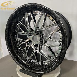 SS forjado 2 piezas 22 24 26 28 pulgadas Deep Dish ruedas cromadas negras para Ford F350 RAM 3500 Silverado 3500 <span class=keywords><strong>HD</strong></span> Off Road 8x170 llantas - Product Image 6
