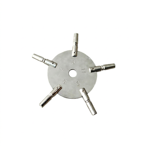 SUNTOOLS/STIPL Kit d'outils de perçage rotatif irrégulier pour bijoux en acier inoxydable, avec clé à cinq griffes en laiton 2 à 10 pour la création de projets d'artisanat DIY - Product Image 1