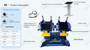 Nouvelle machine de jeu VR King Kong d'intérieur haute définition et haute qualité, version PC 9D, à monnayeur, JiaYi JY-ZJ02S, vente chaude, réalité virtuelle - Product Image 6