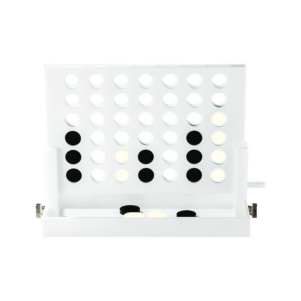 Custom Transparent Black Arylic Connect Four Outdoor Game Luxury 4 in a Row Board Game Lucite Connect 4 for Kids · image 4