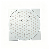 Circuit imprimé LED personnalisé en aluminium, épaisseur de la plaque de 1,5 mm, feuille de cuivre de 35 µm, circuit imprimé LED haut de gamme pour éclairage de plafond