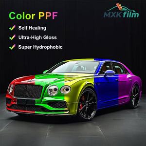 Pellicola PPF per Car Wrapping in TPU, finitura opaca, satinata, nero nascosto, indaco reale, per installazione a secco o a umido, disponibile in vari colori - Product Image 5