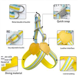 Livraison rapide, harnais pour chien personnalisé avec logo, 4 couleurs, harnais pour chien de haute qualité, ensembles de harnais mignons pour chiens, harnais en forme de Y, laisse élégante pour chien - Product Image 3
