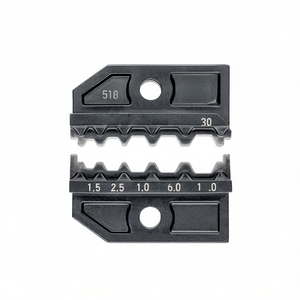 Matriz de crimpado para conectores a tope no aislados 518 30 1.5 2.5 4.0 6.0 10.0 Herramienta de crimpado de cables - Product Image 1