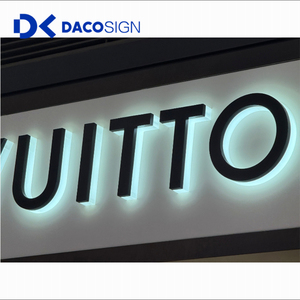 Daco <span class=keywords><strong>Sign</strong></span> ป้ายโลโก้ backlit <span class=keywords><strong>3D</strong></span> ออกแบบได้ตามต้องการสำหรับร้านค้าปลีกและสำนักงานผนังฟรีดีไซน์และส่วนลด10% สำหรับการโฆษณาและการตกแต่ง - Product Image 4