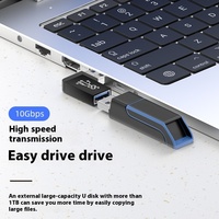 Neuer USB-Buchse auf Stecker 360-Grad-Winkeladapter 10Gbps Geschwindigkeit DC OTP Aluminiumlegierung Konverter für Laptop und Mobiltelefon