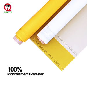 Precio de fábrica 60-420 Malla de serigrafía de poliéster blanco amarillo para serigrafía textil - Product Image 3
