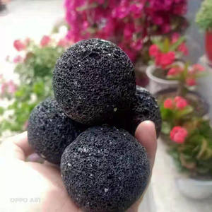 Bolas negras grandes de Lava, placa de parrilla, piedras naturales, roca de basalto, precio al por mayor - Product Image 4