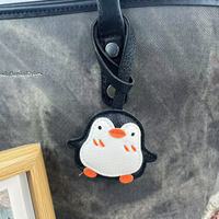 Breloques de sac de luxe en forme d'animal, porte-clés pingouin en cuir, accessoires pour sac, pendentifs et breloques de mode raffinés, mini porte-clés en forme de pingouin