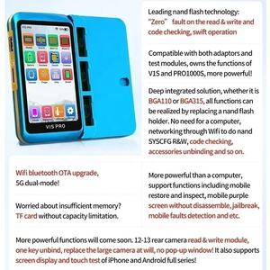 Iparts jcid JC V1S <span class=keywords><strong>Pro</strong></span> Programmer สำหรับ BGA70 BGA110 BGA315ฮาร์ดดิสก์เขียนโค้ดหน้าจอสีม่วงเครื่องมือซ่อมแซม ID ใบหน้าโทนสีจริง - Product Image 5