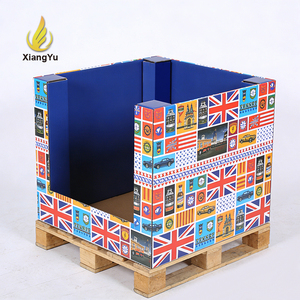 Support de présentation sur pied en carton ondulé robuste à 5 niveaux, imprimé sur mesure, pour sacs de nourriture et friandises pour chiens et chats, pour animaleries et supermarchés - Product Image 1
