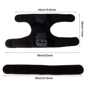 Massaggiatore per Ginocchia Ricaricabile Senza Fili con Riscaldamento, Vibrazione e Terapia a Compressione d'Aria, Cuscinetto per Alleviare il Dolore al <span class=keywords><strong>Ginocchio</strong></span> - Product Image 5