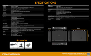 เครื่องสลับวิดีโอสตูดิโอถ่ายทอดสดแบบพกพาขนาด 17.3 นิ้ว, 6 ช่องสัญญาณ 3G-SDI HDMI พร้อมตัวเข้ารหัส RTMP, <span class=keywords><strong>การ</strong></span>บันทึก<span class=keywords><strong>ผ่าน</strong></span> <span class=keywords><strong>USB</strong></span>, ควบคุม PTZ - Product Image 5