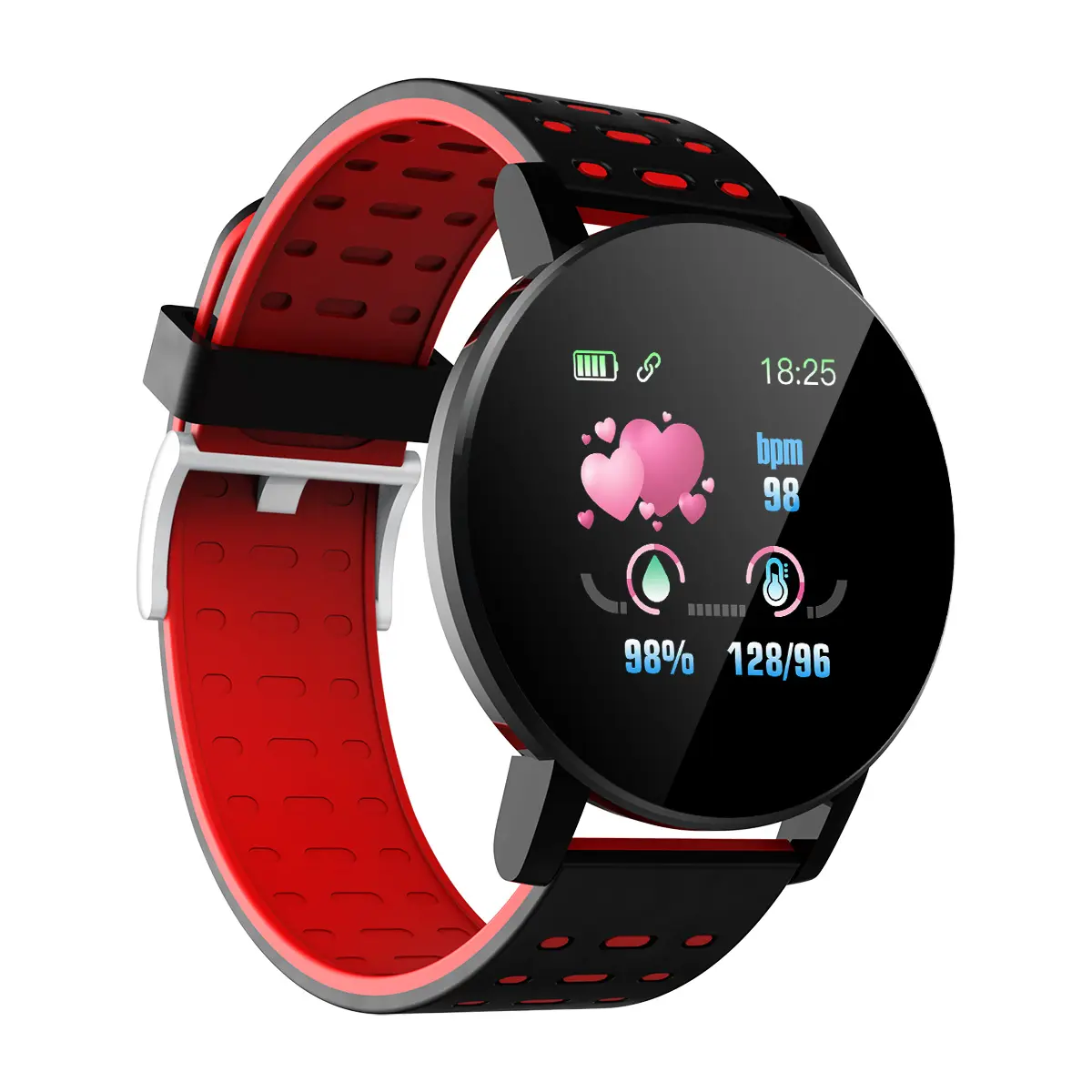 119 Plus Smart Armband Herzfrequenz Smart Watch Mann Armband Sport uhren Band Wasserdichte Smartwatch Android Mit Wecker