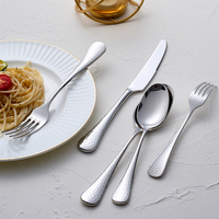 High Quality 304 Stainless Steel Flatware Set Luxury Gold Cutlery for Restaurants and Hotels Bulk Supply for Dining Use