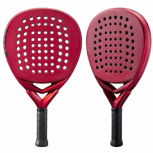 Raqueta de Tenis Playa Profesional KingQ AMA King1 con Logotipo Personalizado, Superficie 3D Duradera, Fibra de Carbono 18K, Cubierta de Espuma EVA, Acabado Brillante/Mate - Product Image 1