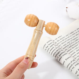 Holz therapie Nachricht Werkzeuge Hals Guasha Naturholz Hammer Rücken Boady Formung Kopf Magen kratzen <span class=keywords><strong>Massage</strong></span> gerät Walze - Product Image 5