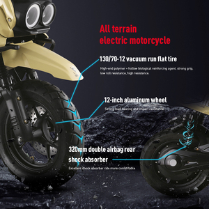 Motocicleta ZUBOO de Largo Alcance, 2 Ruedas, Montaña, 72v 3000w - Product Image 3
