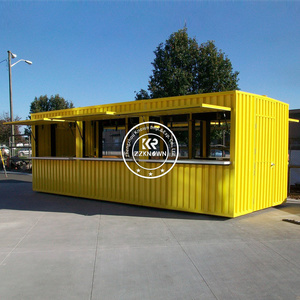 Restaurante de Contenedores de Acero Prefabricado Móvil 2025, Quiosco de Comida Rápida con Panel Sándwich para Uso en Almacenes y Diseño Moderno - Product Image 3