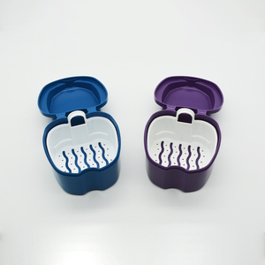Custodia per vassoio dentale in plastica a doppio strato portatile personalizzata per la conservazione della protesi - Product Image 5