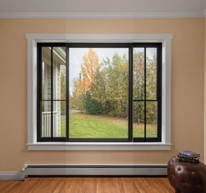 Grille de protection anti-insectes en alliage d'aluminium minimaliste moderne avec conception insonorisée et <span class=keywords><strong>antivol</strong></span> pour les fenêtres de villas et d'hôtels - Product Image 2