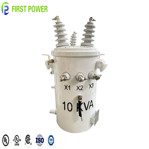 Однофазный трансформатор на опоре 10 кВА для распределения электроэнергии, сертификация UL/CUL, 50/60 Гц, 6 кВ, 10 кВ, 20 кВ, 35 кВ - Product Image 1