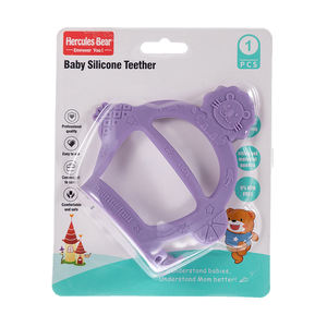 Venta al por mayor OEM bebé pulseras de silicona Gel dental bebé moler palos juguetes de grado alimenticio juguetes cómodos - Product Image 1