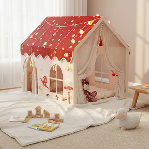 Nouvelle conception, grande tente de jeu pour enfants, tente de jeu fonctionnelle pour l'intérieur et l'<span class=keywords><strong>extérieur</strong></span>, pour garçons et filles - Product Image 5