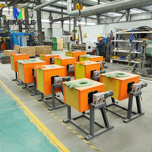 Yüksek verimli Metal elektrik indüksiyon rafineri için izabe fırını orta frekans 10 kg 50 kg 250kg - Product Image 3
