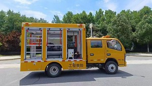 Camion d'aspiration des eaux usées Dongfeng Xiaoduolika à double rangée de sièges (5 personnes) 500 - 1000 mètres cubes pour travaux d'ingénierie et de sauvetage - Product Image 3