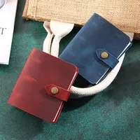 Ya574 Carnet en cuir véritable en gros, carnet de voyage en cuir pour hommes, petit carnet