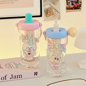 Little Tea Diary Water Bottle With Straw Bpa Free For Children Back To School - Product Image 4