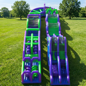 Parcours d'obstacles gonflable géant commercial, piste <span class=keywords><strong>de</strong></span> course gonflable double voie, parc <span class=keywords><strong>de</strong></span> jeux gonflables <span class=keywords><strong>de</strong></span> défi et d'escalade - Product Image 6