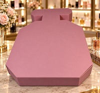 Boîte cadeau calendrier de l'avent parfumée rose personnalisée en gros, 12 tiroirs, emballage cosmétique de luxe, boîte surprise mystère