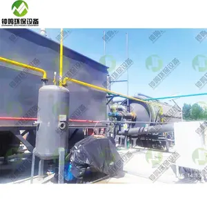 Professionele Afval Plastic Pyrolyse Reactor Met Wax Verwijderen Machines In Shangqiu