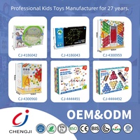 Chengji arc-en-ciel blocs de construction créatif assemblage jouets éducatifs 3d modèle Cube enfant connexion jouets blocs de construction