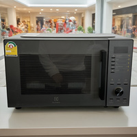 Oven Microwave Multifungsi Standar 220v 50hz Layar LED 30L 900W Baja Tahan Karat Model Berdiri untuk Memasak di Rumah Tangga