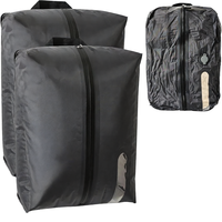 POIXM Cubes de rangement sous vide réutilisables en polyester et ensemble de pompe de voyage étanche IP67 (2 pièces) pour valises et sacs à dos