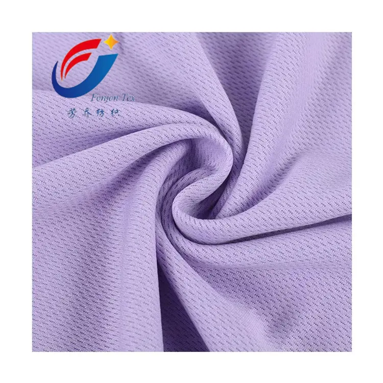 2023 new design 100% polyester cool dry fit birdeye mesh fabric for summer sportswear clothes